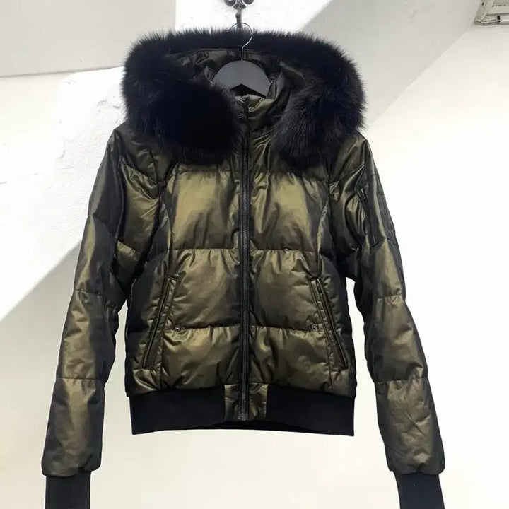 [BUNJANG] Lost Archive Vintage Fur Padding Gya-ru Onee-gya-ru Y2K / 로스트아카이브 빈티지 퍼 패딩 갸루 오네갸루 y2k