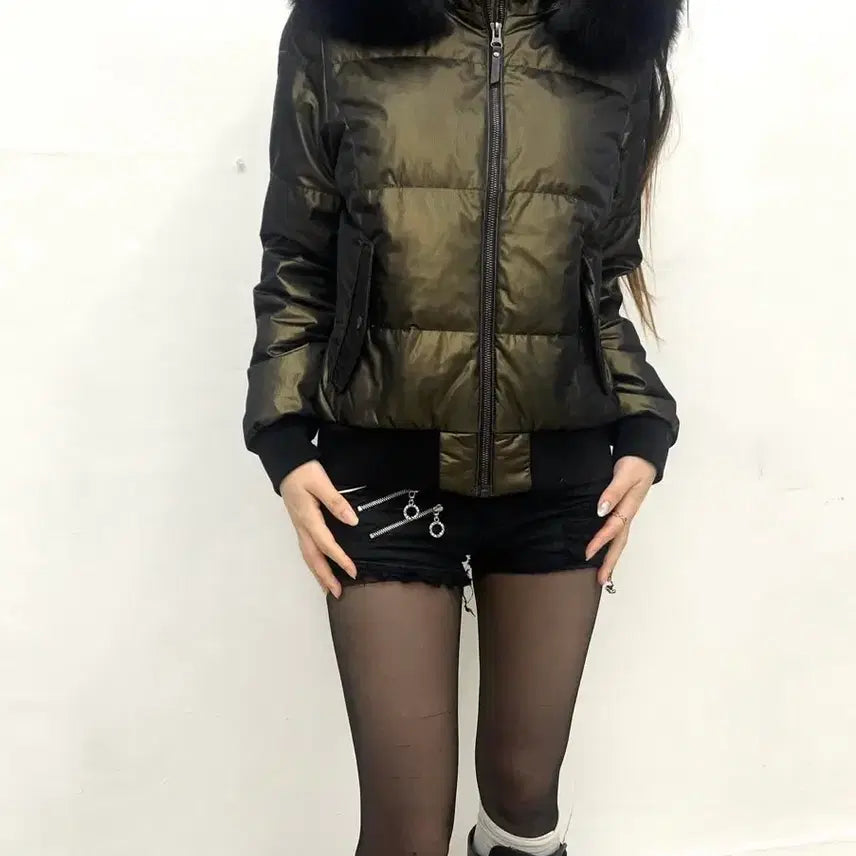 [BUNJANG] Lost Archive Vintage Fur Padding Gya-ru Onee-gya-ru Y2K / 로스트아카이브 빈티지 퍼 패딩 갸루 오네갸루 y2k