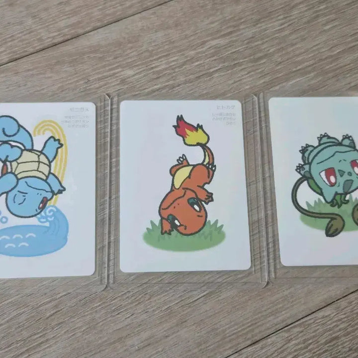 [BUNJANG] Pokemon Starter Pokemon (Squirtle, Charmander, Bulbasaur) &amp; Lucario Taruka Cards / 포켓몬 타루카 스타팅 3종 및 루카리오