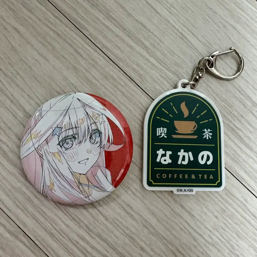 [BUNJANG] Nakano Itsuki Character Goods Set (Badge &amp; Keychain) / 5등분 이츠키 굿즈