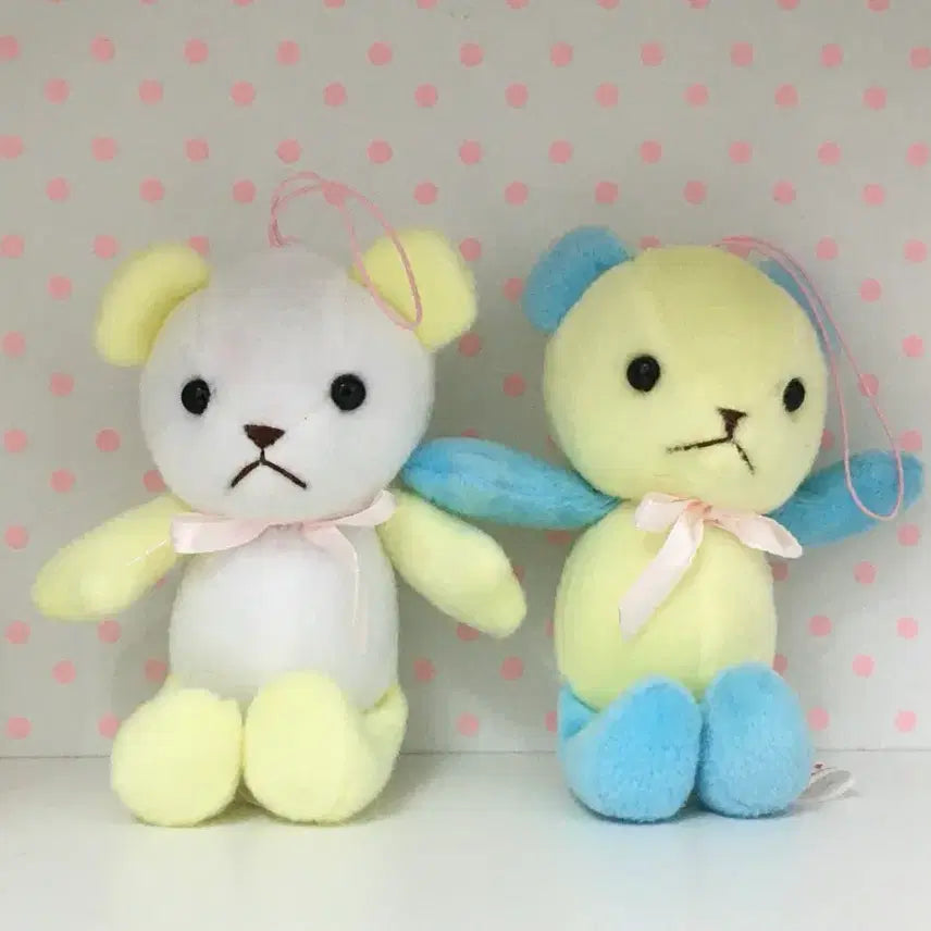 [BUNJANG] Vintage Bear Charm Set / 고전 곰돌이 인형 키링 일괄