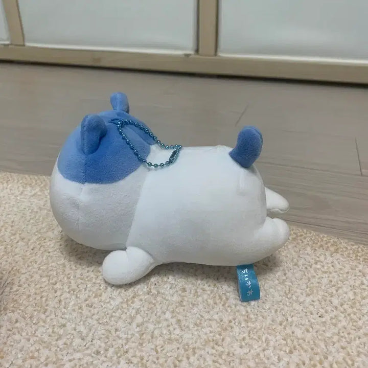 [BUNJANG] Hachiware Sleeping Plush Keychain / 하치와레 누워있는 키링