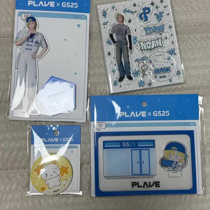 [BUNJANG] PLAYVE x GS Noah Set Acrylic Stand + Diorama + Badge + Kakurenbo Acrylic / PLAVExGS 아크릴스탠드+디오라마+뱃지+카쿠렌보 아크릴 노아세트