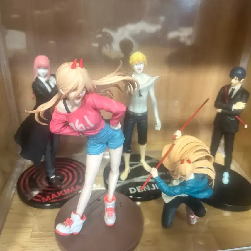 [BUNJANG] Chainsaw Man 5-Figure Set (Damaged) / 체인소맨 피규어 5종 판매(하자있음)