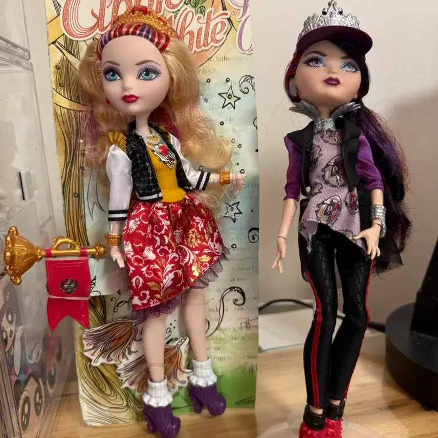 [BUNJANG] Ever After High 2 Types Apple White Raven Doll Set / 에버애프터하이돌 에하돌 2종 애플 레이븐