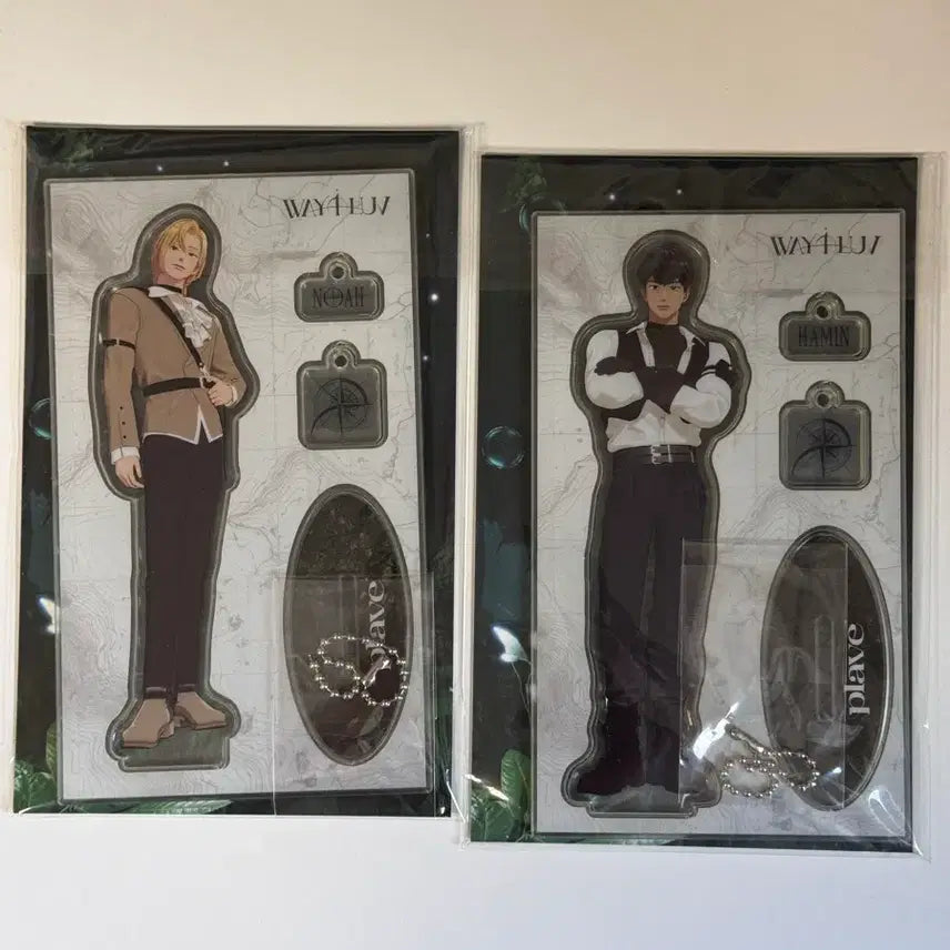 [BUNJANG] PLAVE Noah Hamin Nnyangnyangz Acrylic Stand Bundle Set / 플레이브 아크릴 스탠드 일괄 노아 하민 냥냥즈