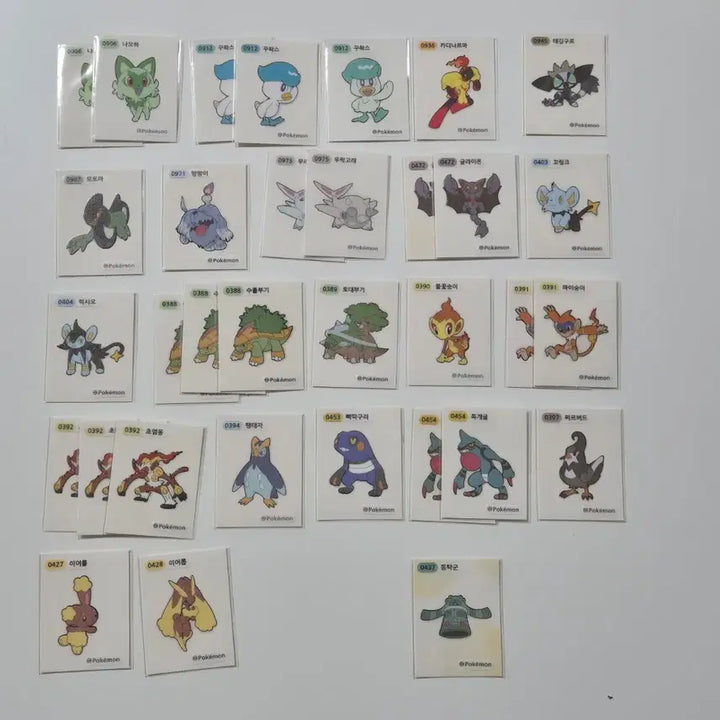 [BUNJANG] Pokemon Sticker Collection (1st Gen, 2022-2023) / 포켓몬 띠부씰 2022(1세대) 2023시즌 판매