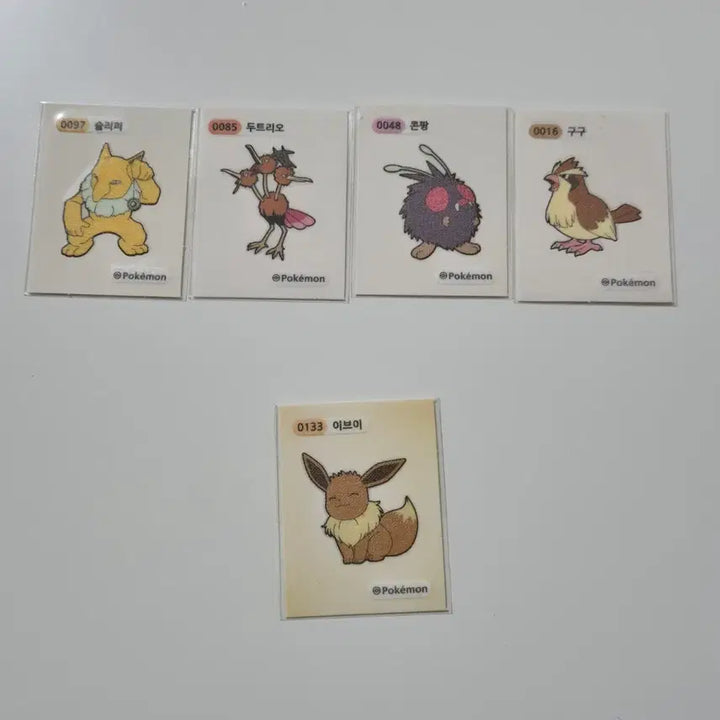 [BUNJANG] Pokemon Sticker Collection (1st Gen, 2022-2023) / 포켓몬 띠부씰 2022(1세대) 2023시즌 판매