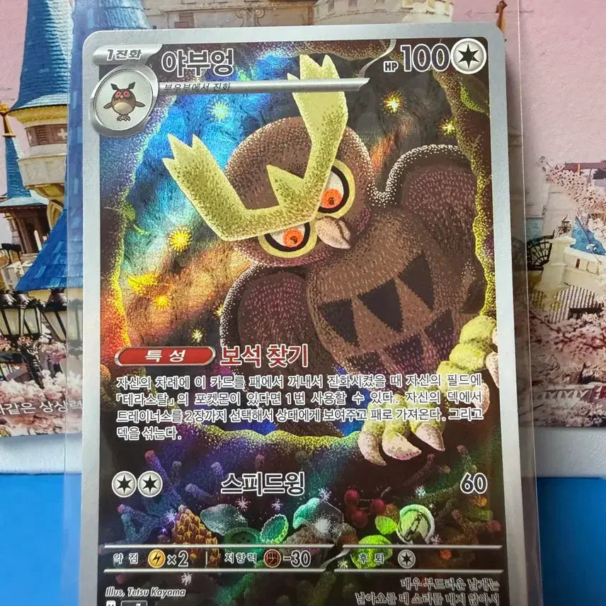 [BUNJANG] Pokemon Card Noctowl AR / 포켓몬카드 야부엉 AR
