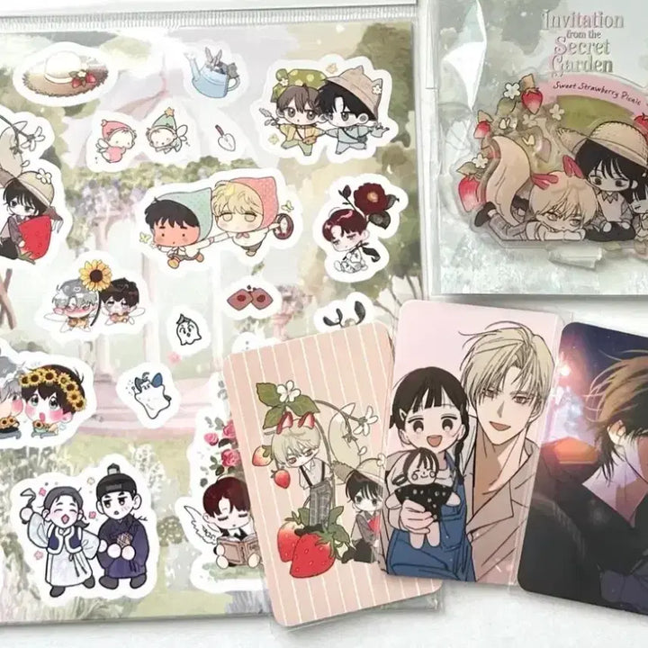 [BUNJANG] Mopeun Secret Garden Invitation Family Relationship Certificate Acrylic Stand Photocard / 모펀 비밀정원의초대 가족간계증명서 아크릴 스탠드 포토카드 포카