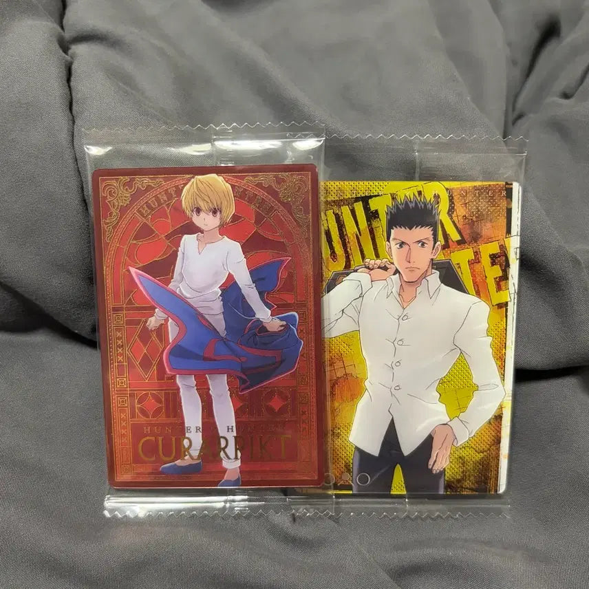 [BUNJANG] Hunter x Hunter Chrollo Lucilfer Kurapika Leorio Card Set / 헌터헌터 이타쟈가 크라피카 sp 레오리오 카드 세트