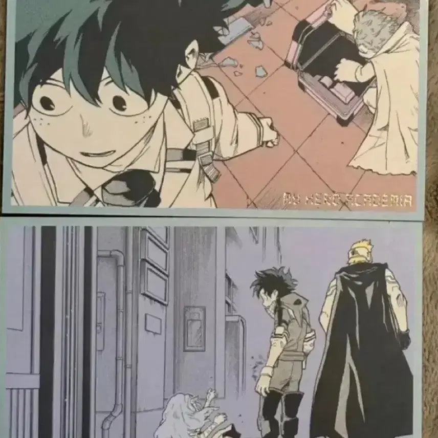 [BUNJANG] My Hero Academia Izuku Midoriya Original Art Exhibition Set Photocard / 나히아 히로아카 미도리야 이즈쿠 포토카드 원화전 세트