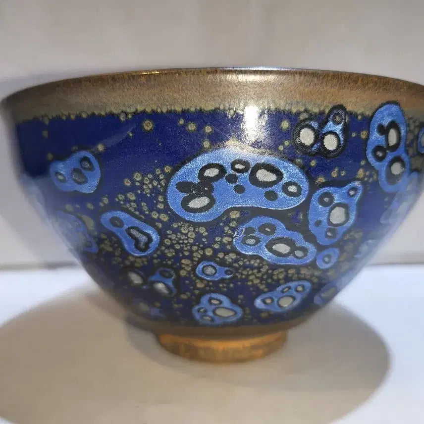 [BUNJANG] Geon-yo Buncheong Ware Tea Bowl with Crystal Pattern / 건요 다완