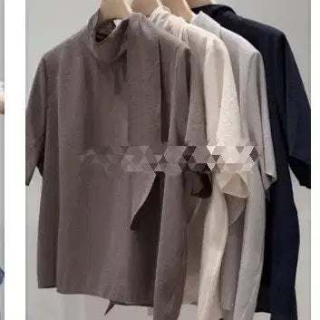 [BUNJANG] Sae Rouge Tencel Blend Scarf Blouse / 새-루즈 스카프 텐셀bl(77가능!!)