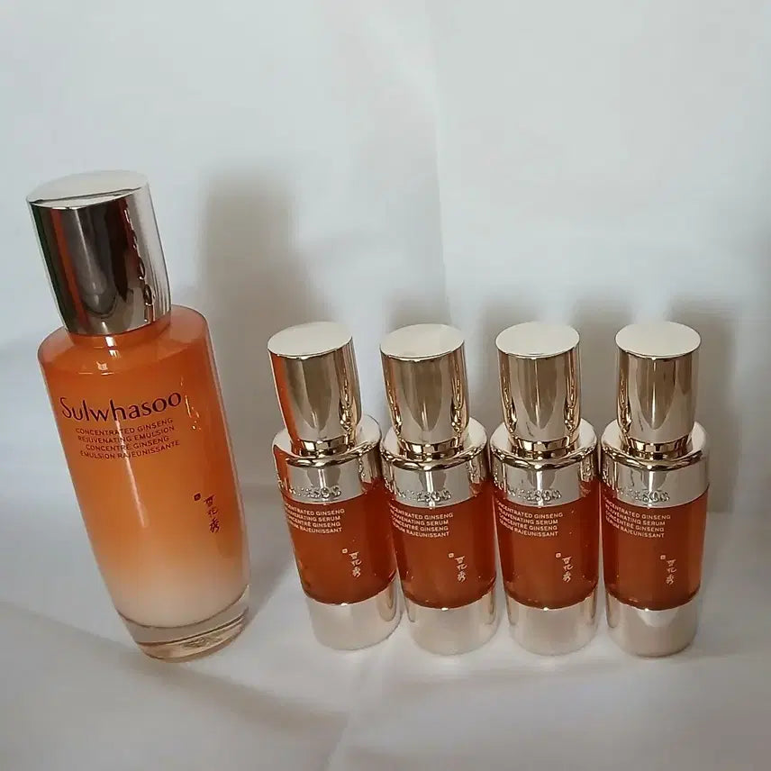 [BUNJANG] Sulwhasoo Concentrated Ginseng Renewing Emulsion 125ml &amp; Concentrated Ginseng Renewing Creamy Pure Cica Serum 60ml Set / 설화수 자음생유액125ml + 자음생 캡슐세럼 60ml