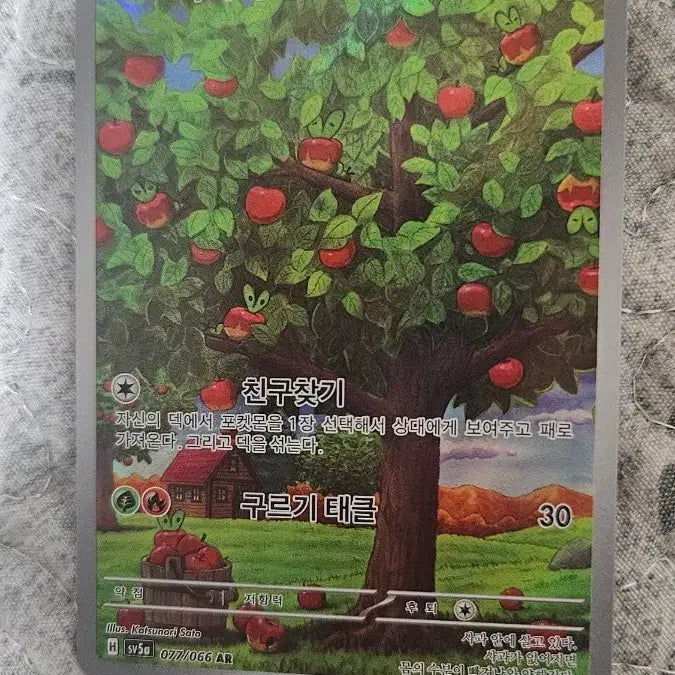[BUNJANG] Pokemon Card Larvesta AR / 포켓몬카드 과사삭벌레 AR