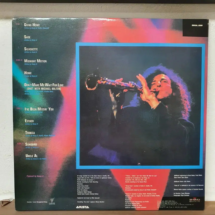 [BUNJANG] Kenny G Live 1991 LP / 케니지 라이브 2 LP 1991 예음레코드