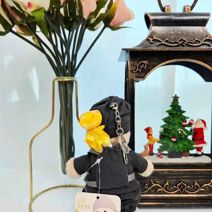 [BUNJANG] Louis Bear Bear Doll Keychain - Buddhist Monk Outfit / 루이베어 곰돌이 인형 키링 불교템 새상품