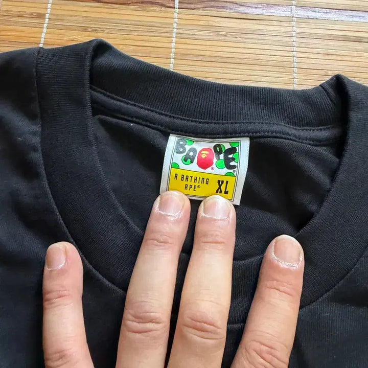 [SOLD OUT] 베이프 카모 스컬 반팔 티셔츠 블랙 오버사이즈 105XL
