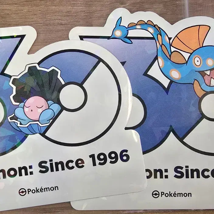 [BUNJANG] Pokemon 30th Anniversary Stickers Huntail Set / 포켓몬 30주년 스티커 진주몽 헌테일 판매합니다