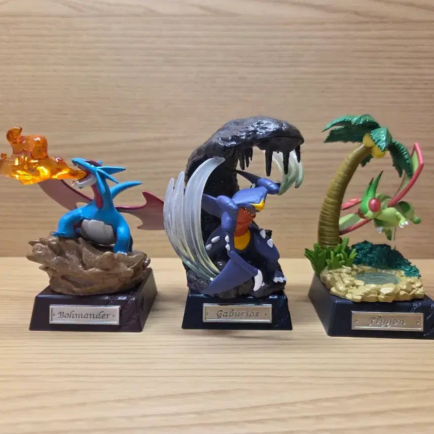 [BUNJANG] Pokemon Gible, Shelgon, Vibrava Rement Figure Set / 포켓몬 리멘트 한카리아스 보만다 플라이곤