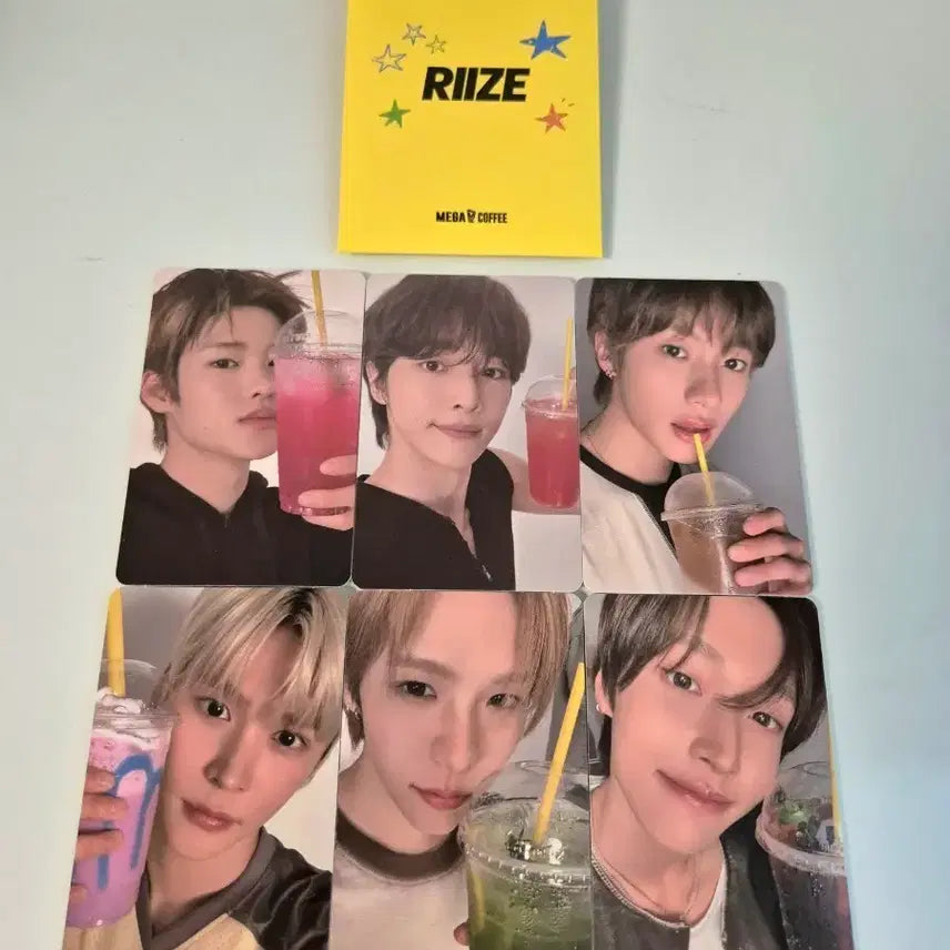 [BUNJANG] RIIZE Mega Coffee Photocard Bundle Set / 메가커피 라이즈 포카 세트