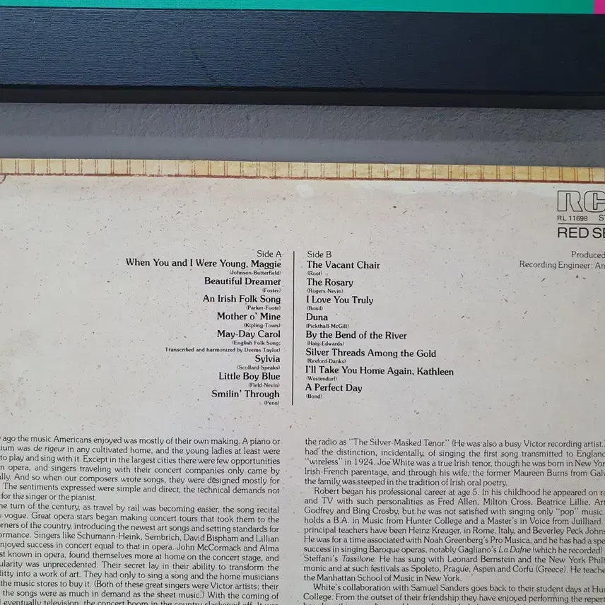[BUNJANG] Robert White 1976 RCA Limited Edition UK Press &