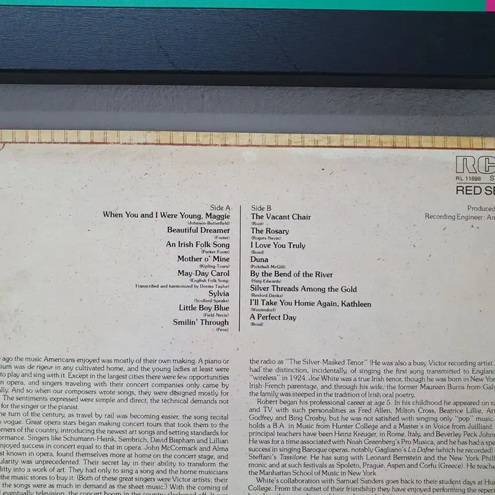 [BUNJANG] Robert White 1976 RCA Limited Edition UK Press &