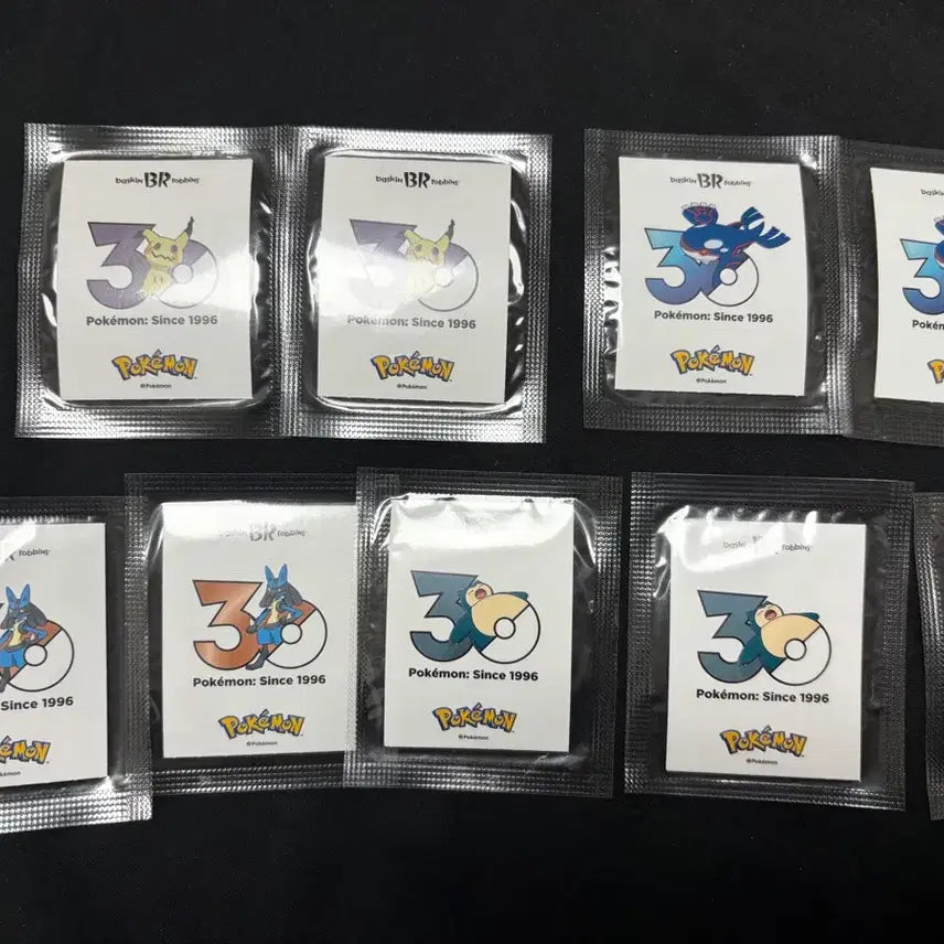 [BUNJANG] Baskin Robbins Pokemon Stickers (Tteu-i-ttui-sseal) / 배라 베스킨라빈스 베라 배스킨라빈스 포켓몬 띠부씰 스티커 교환