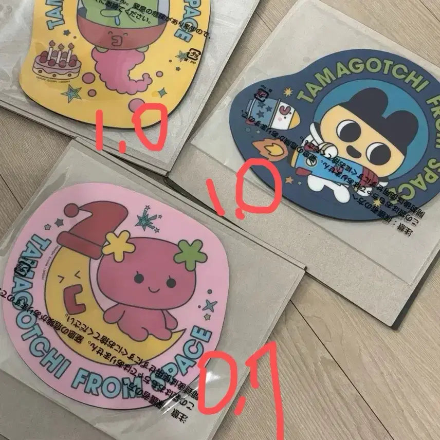[BUNJANG] Tamagotchi Guchipitch Flowerchi Mametchi Mousepad / 다마고치 마우스패드 가챠 구치피치 플라워치 마메치