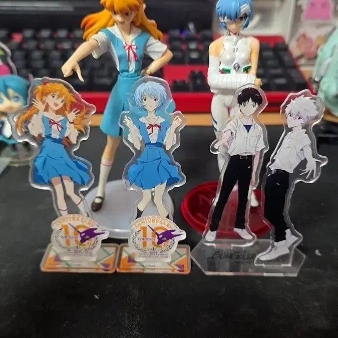 [BUNJANG] Evangelion Figure &amp; Acrylic Stand Bundle / 에반게리온 피규어 아크릴스탠드 일괄 판매