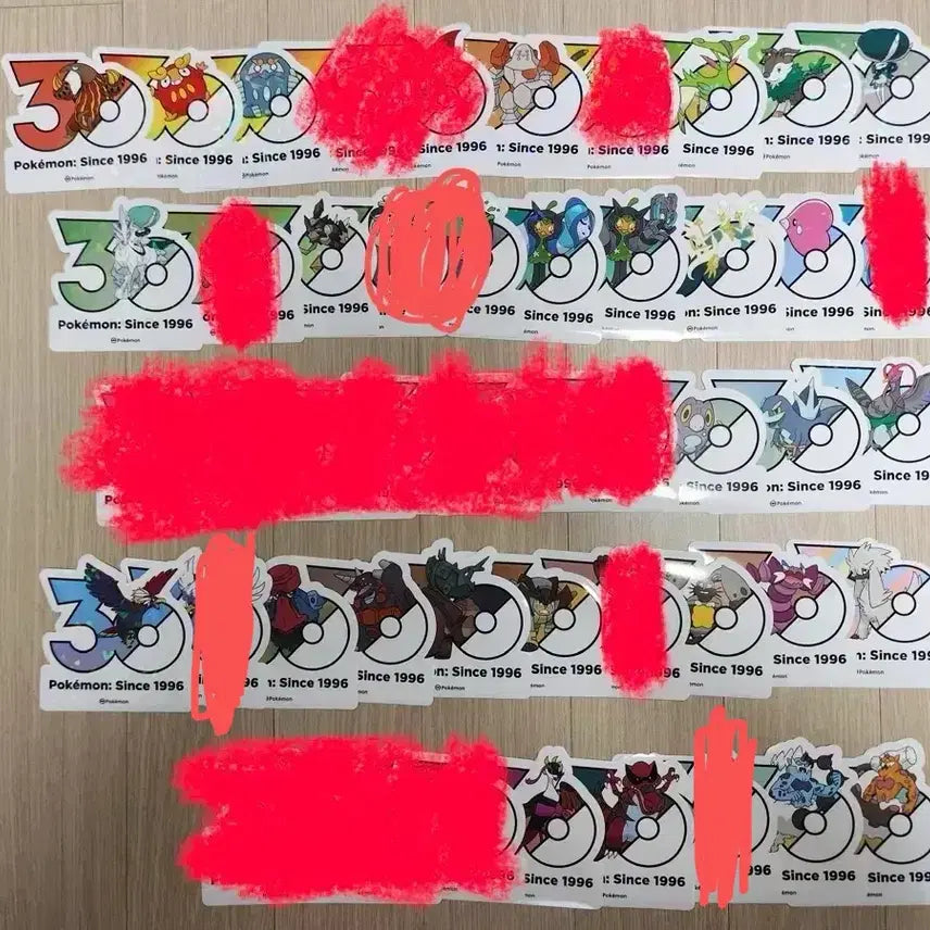 [BUNJANG] Pokemon 30th Anniversary Logo Sticker / 포켓몬 30주년 로고 스티커 원가 양도합니다
