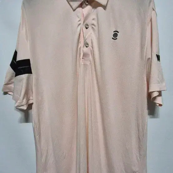 [BUNJANG] W.Angle Pink Golf Short-Sleeve T-Shirt Size 105 / 와이드앵글 연핑크 골프 반팔티 105