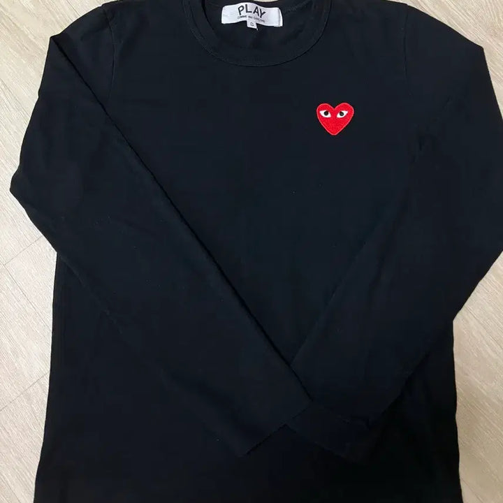 [SOLD OUT] 정품)[S] 꼼데가르송 긴팔 롱슬리브 티셔츠 블랙 AZ-T117