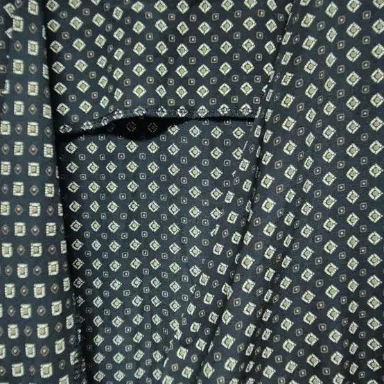 [BUNJANG] FROMCO Brown Pattern Long Wrap Dress / FROMCO 브라운 패턴 롱 랩원피스 F