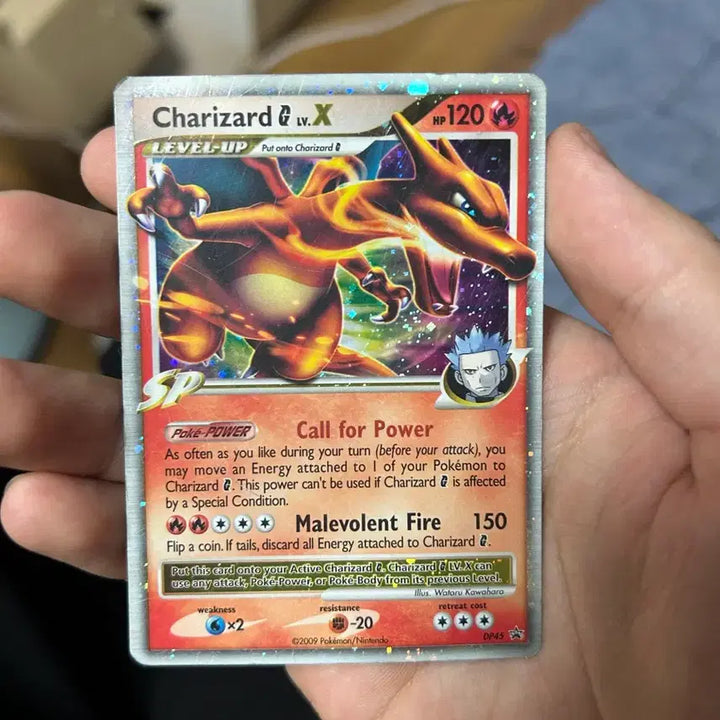 [BUNJANG] Pokémon Card Charizard LV.X English Edition / 고대카드 포켓몬 카드 리자몽 LV.X 영어판