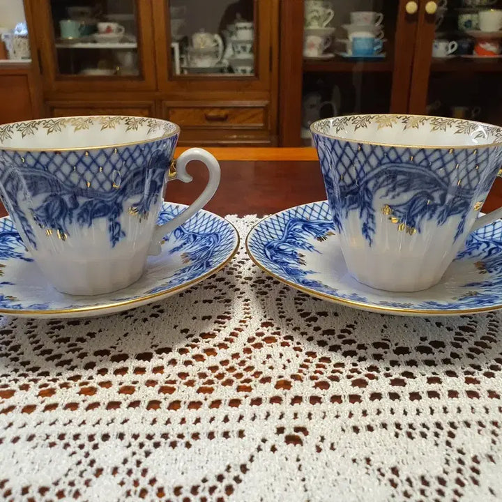 [BUNJANG] Vintage Lomonosov Tea Cup Set / (4조 가격) 빈티지 러시아 로모노소프 찻잔