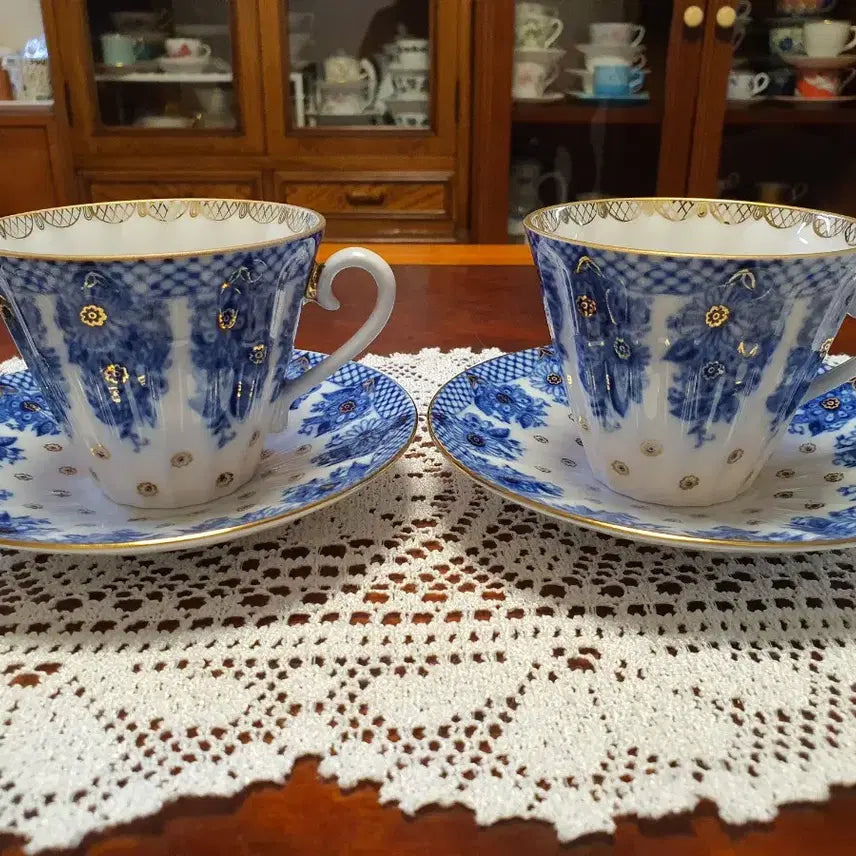 [BUNJANG] Vintage Lomonosov Tea Cup Set / (4조 가격) 빈티지 러시아 로모노소프 찻잔