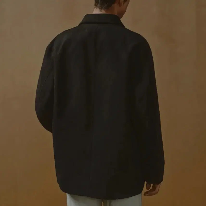 [BUNJANG] Musinsa Standard Synthetic Suede Car Coat Black / [XL] 무신사 스탠다드 신세틱 스웨이드 카코트 / 블랙