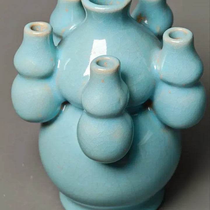 [BUNJANG] Song Yeo-yeo Celadon Six-Spout Vase Antique Chinese Porcelain / 송 여요 청자 육구병 중국도자기 골동품 고미술품 수집품