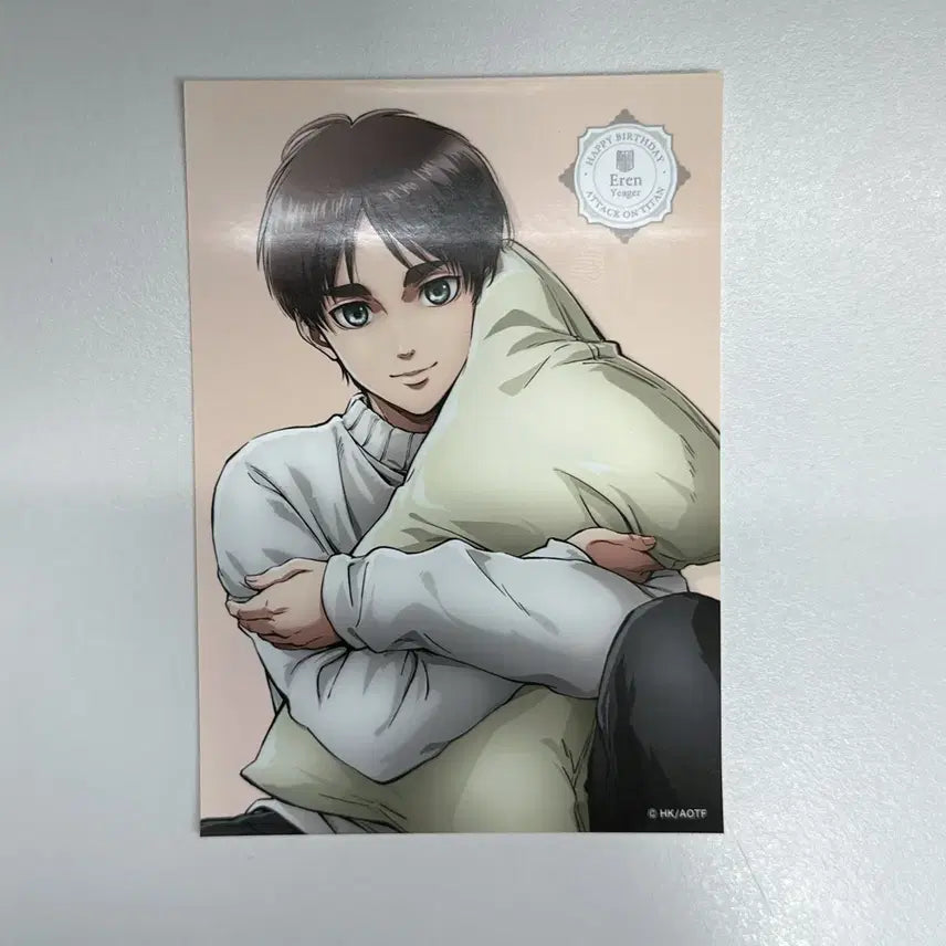 [BUNJANG] Attack on Titan Eren Birthday Official Postcard Bromide Netmarble L-Size Set / 진격거 에렌 생일 기념 공식 엽서 브로마이드 넷프리 L사이즈 세트