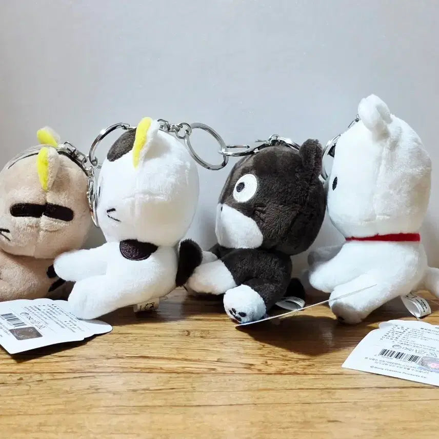 [BUNJANG] Tama and Friends Keychain Set (4 Types) / (세트)타마와 친구들 키링 4종 세트