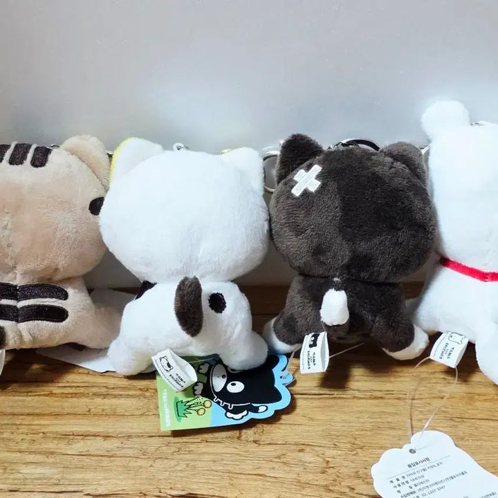 [BUNJANG] Tama and Friends Keychain Set (4 Types) / (세트)타마와 친구들 키링 4종 세트