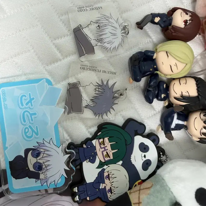 [BUNJANG] Jujutsu Kaisen Merchandise Bundle Set (Geto, Panda, Gojo, Megumi) / [일괄] 주술회전 굿즈 일괄판매합니다 (게토,판다,고죠,메구미)
