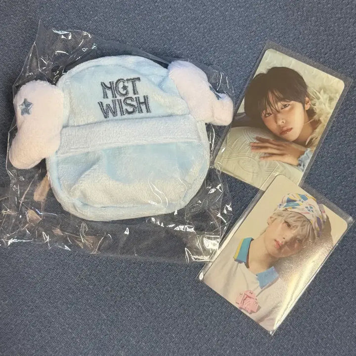 [BUNJANG] NCT WISH Riku Sakuya Seven Eleven Collaboration Merch Set / 엔시티위시 세븐일레븐 기획팩 리쿠 사쿠야 포카 인형 가방 키링 오드투러브