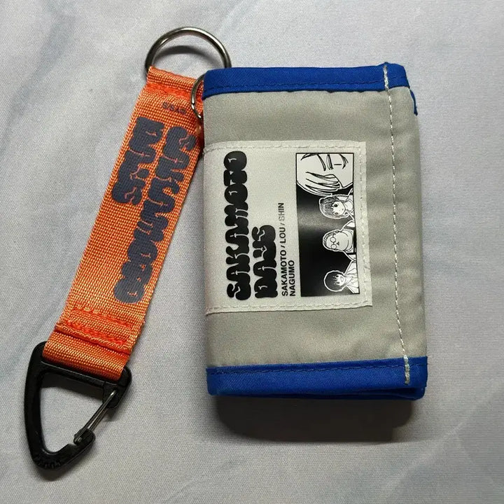 [BUNJANG] Sakamoto Days Jump Shop Limited Edition Mini Wallet &amp; Carabiner Strap Nagumo Shin / 사카모토데이즈 점프샵 한정 공식 미니 지갑 &amp; 카라비너 스트랩 나구모 신