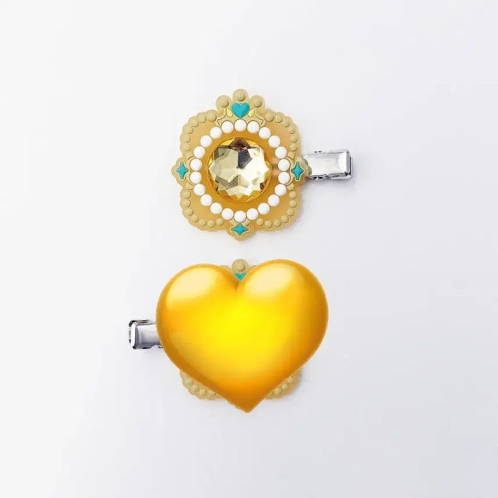 [BUNJANG] Ensemble Stars! Rei &amp; Kaito 10th Anniversary Spear Ring Hair Clip Bundle Set / 앙스타 레이 에이치 10주년 스피어링 헤어클립 머리핀 전시회 굿즈 소분
