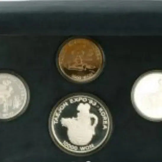 [BUNJANG] 1993 Daejeon Expo Commemorative Silver Coin Set (4 Types) / 대전 엑스포 기념 은화 4종 세트