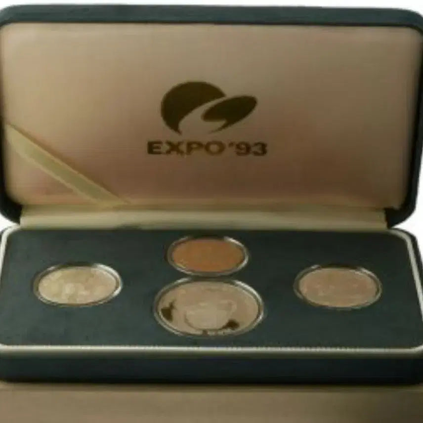 [BUNJANG] 1993 Daejeon Expo Commemorative Silver Coin Set (4 Types) / 대전 엑스포 기념 은화 4종 세트