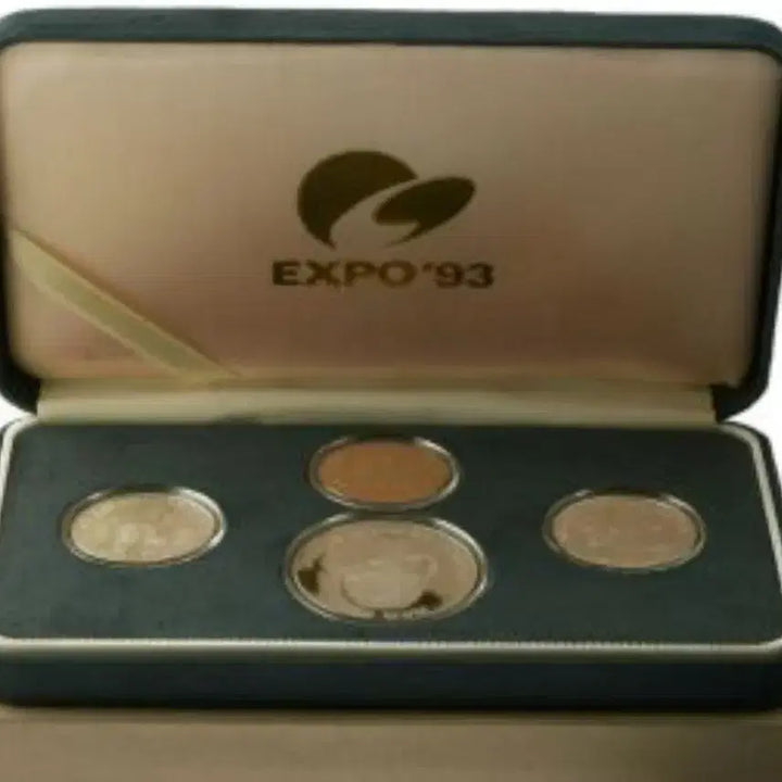 [BUNJANG] 1993 Daejeon Expo Commemorative Silver Coin Set (4 Types) / 대전 엑스포 기념 은화 4종 세트